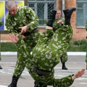 Тренировка бойцов вооруженных сил Украины